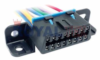 FICHA DE CONEXION ROYALTEK FICHA DE CONEXION ROYALTEK 16 (DICISEIS) VIAS TOMA DIAGNOSTICO UNIVERSAL - VENTA EN PAQUETES DE 5 UNIDADES ---
